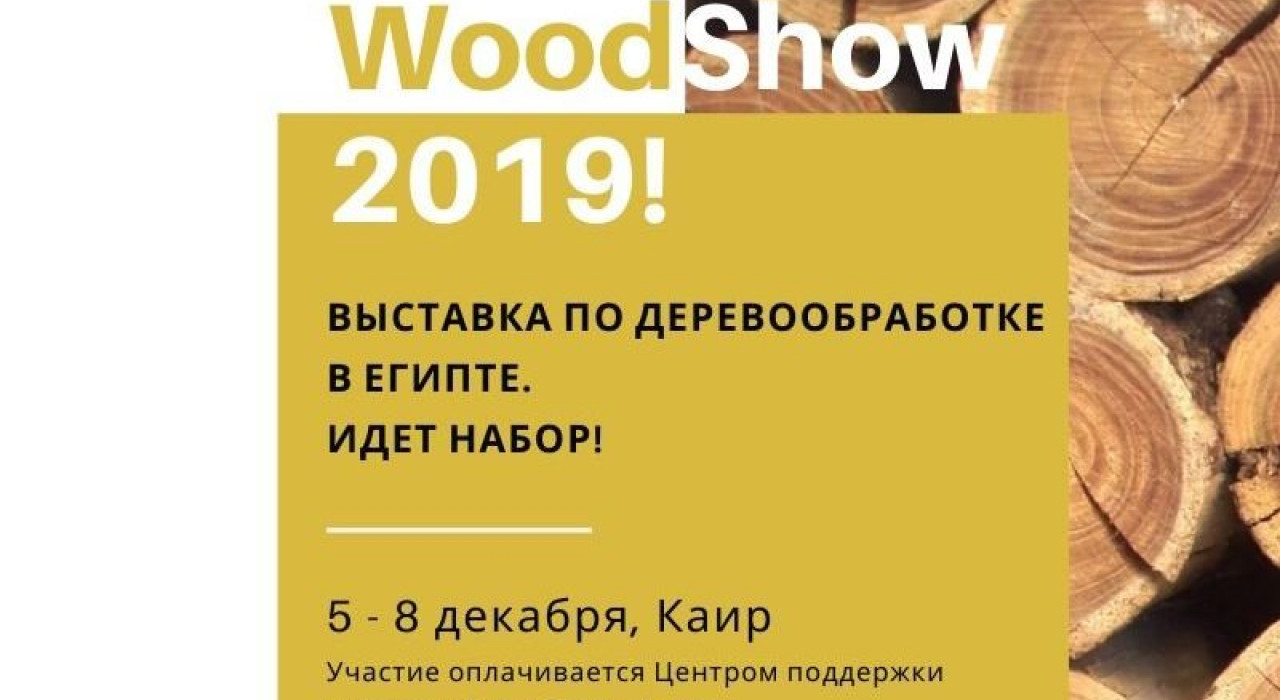 5-8 декабря в Каире пройдет 5-я Международная специализированная выставка дерева, технологий и оборудования для деревообработки.
